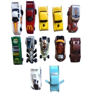 Collection of‎ 12 Diecast Toy Cars Hot Wheels McDonald's Road Champs Lot